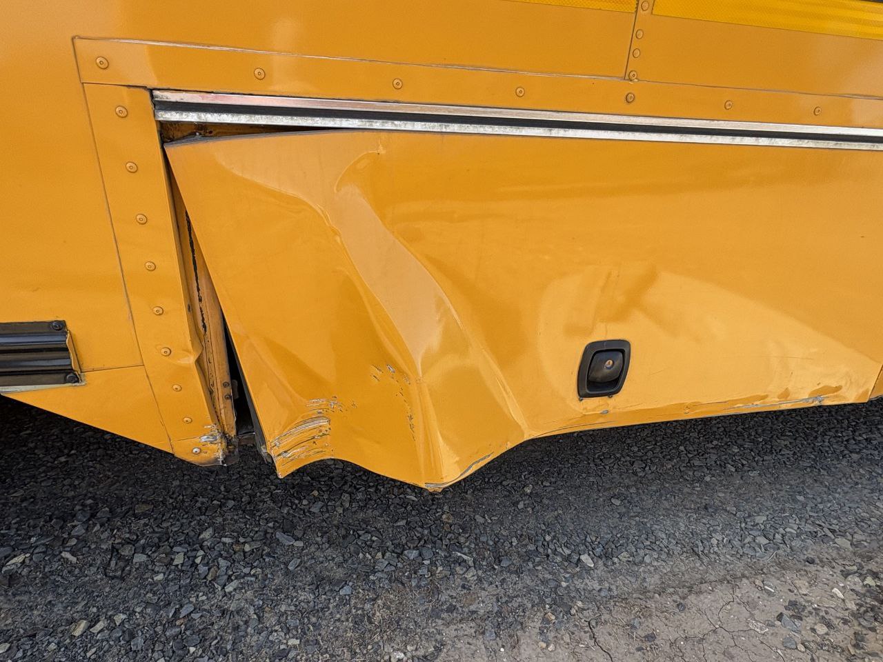 Before — cargo door damage