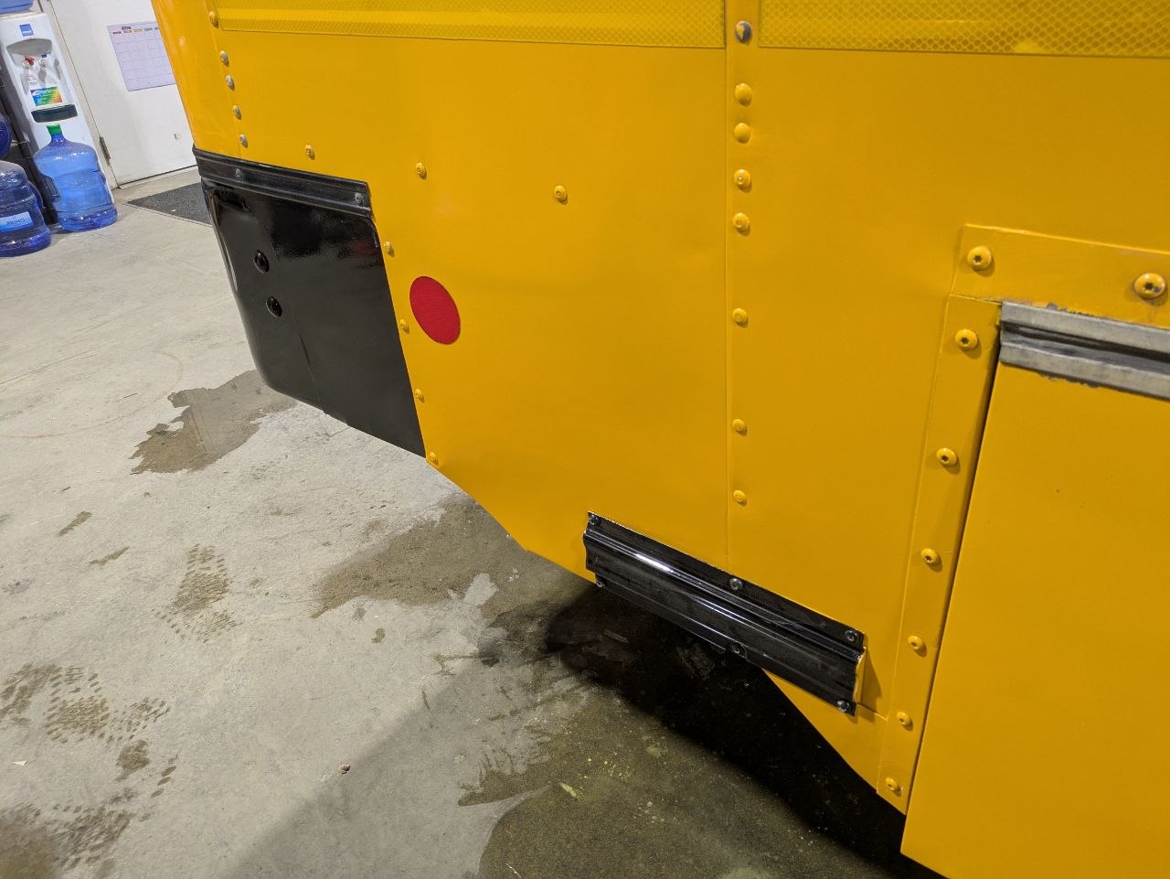 After — side skirt panel repaired